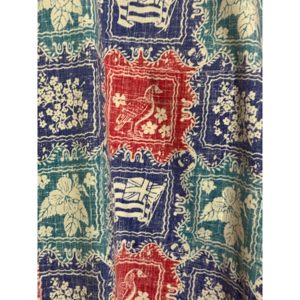 Vtg Reyn Spooner Lahaina Sailor Shirt L Bikini Tag Reverse Print Made In Hawaii - Picture 4 of 5